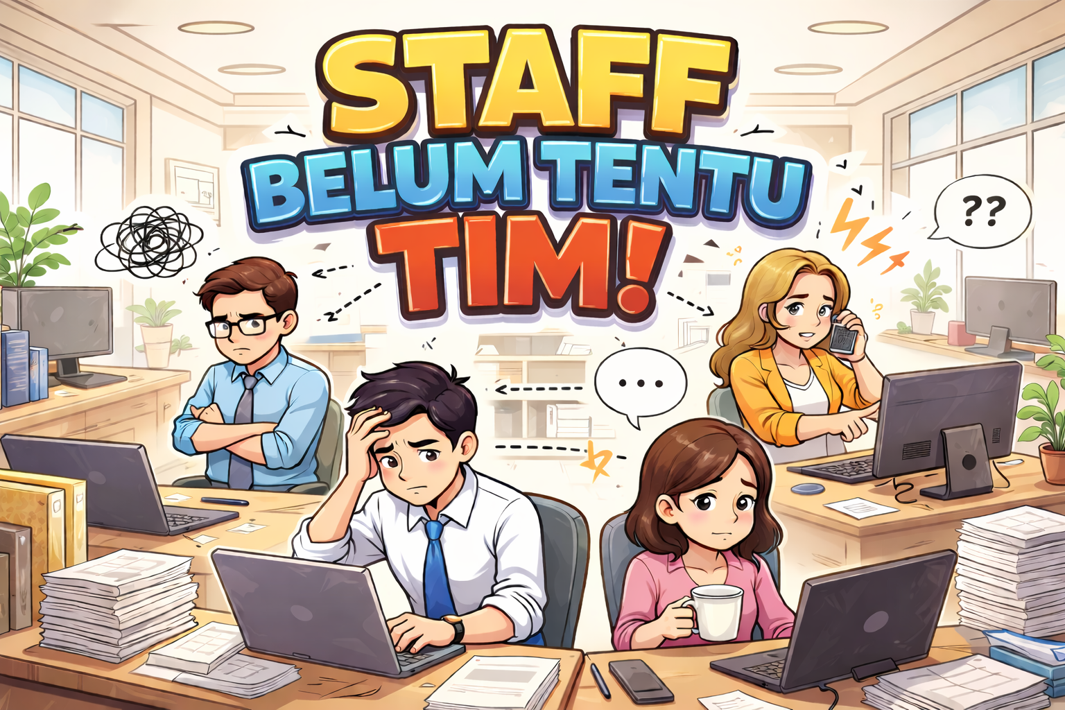 STAFF BELUM TENTU TIM